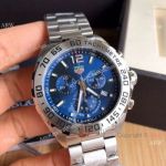 AAA Replica Tag Heuer Formula 1 Blue Chronograph Watch Swiss Quartz